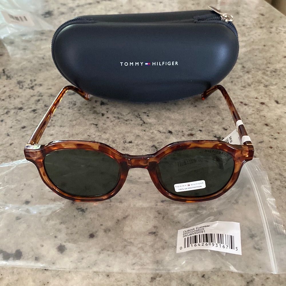 Tommy Hilfiger Polarized STALLION OL572 Sunglasses Brown- Authentic New - Picture 3 of 8